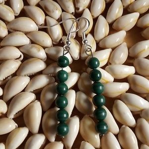 Alaska hand made malikite earrings